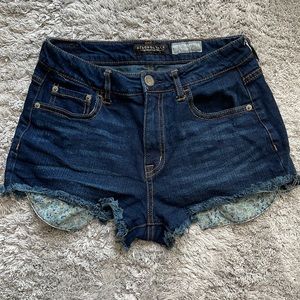 Women High Waisted Shorty Jean